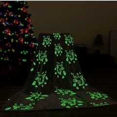 光る 毛布 ブランケット 蓄光 子供 キッズ フランネル 柔らかい ユニコーンの画像