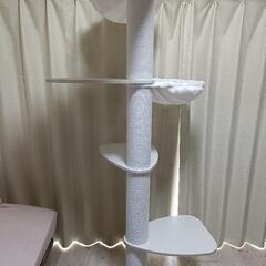 引き取り限定 キャットタワー つっぱり方式の画像