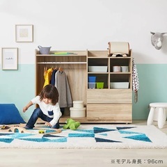 【値下げ交渉可】子供服　収納　チェスト　ランドセルラック の画像