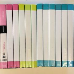 【良品】KING JIM リングファイル 140  3色16冊