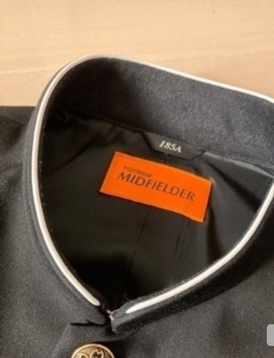 美品！トンボMIDFIELDER標準学生服スリムタイプ　上下185A&82セット 学ラン
