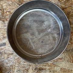 C(7090) ステンレス 粉ふるい 裏ごし器 24ｃｍ 2個 18-8 こしき 調理器具 中古品 厨房用の画像