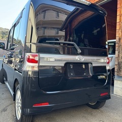 商談が成立しました👌広島市　H22年式　タント　カスタムXーLTD 車検費用込み　左側パワースライドドア　ナビ　テレビ　ETC付き　機関良好です👌の画像