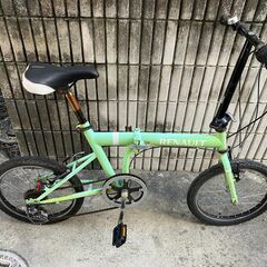 ルノー　折りたたみ自転車　緑　中古 ルノー 折りたたみ自転車 緑 中古 ルノー 折りたたみ自転車 緑 中古