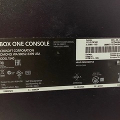 XBOX ONEセットの画像