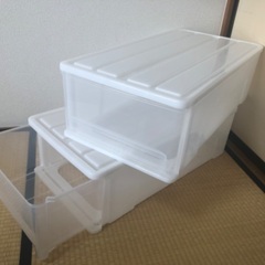 【取引確定済み】衣装ケース 2個