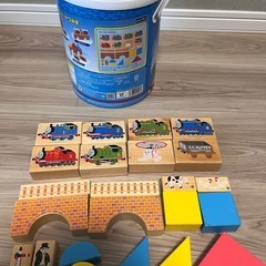 【お値下げ】トーマス　木製つみき　セットの画像