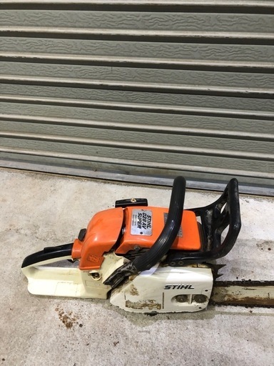 北海道旭川市直接取引限定 ジャンク品 STIHL アンドレアススチール ヒーター付チェンソー 028AVSEQW 動作未確認 52cc