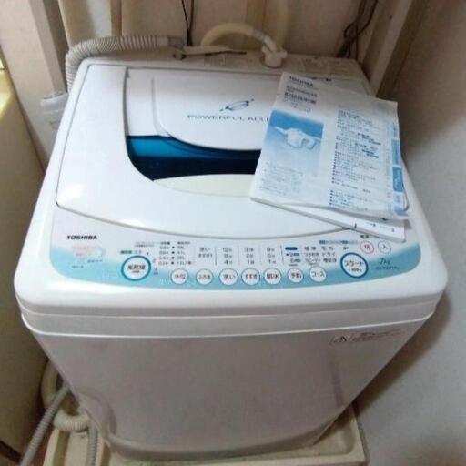東芝全自動電気洗濯機 AW-70GF (W) (7kg)