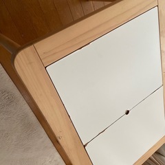 値下げ❣️IKEA子ども用机、ベージュホワイト