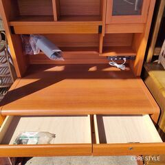 新品未使用品　光サンデスク　テーブル　天板昇降　上棚付き　ハイタイプの画像