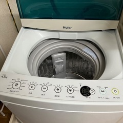 【引き渡し予定者決定済み】洗濯機　【無料で譲ります】　2019年製の画像