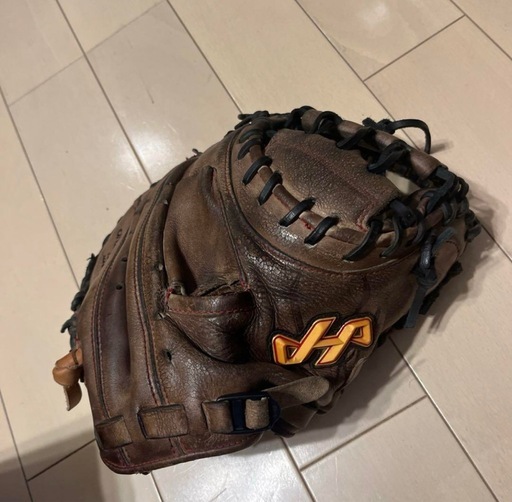 ハタケヤマ硬式用キャッチャーミット 和牛 N110944974