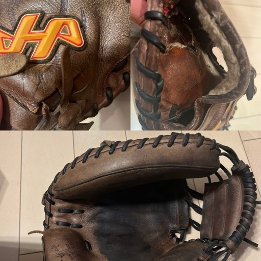 ハタケヤマ硬式用キャッチャーミット 和牛 N110944974