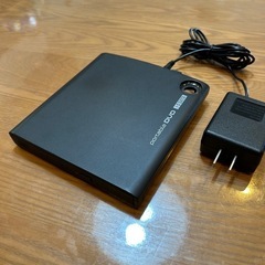 美品ポータブルDVDマルチドライブACアダプター付