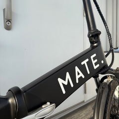 MATE City 折りたたみ自転車 ブラック 走行距離240km 美品 (バンバン 