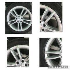 テスラモデルS純正19インチホイール　 245/45 R19 タイヤ付きの画像