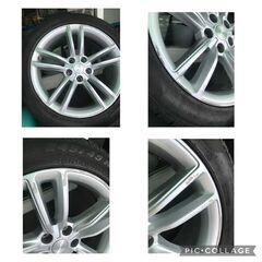 テスラモデルS純正19インチホイール　 245/45 R19 タイヤ付きの画像