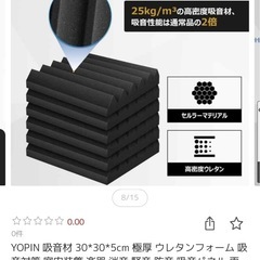 吸音材(ウェッジ型)の画像