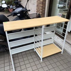 8928 棚 食器棚 キッチン収納 収納棚 ホワイト 白 ライト...