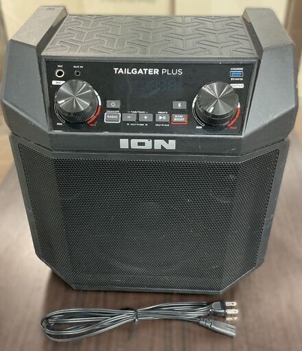 ION Bluetooth 対応 スピーカー 低音強化機能搭載 50時間 バッテリー スマホ充電可能 ラジオ機能 動作確認済