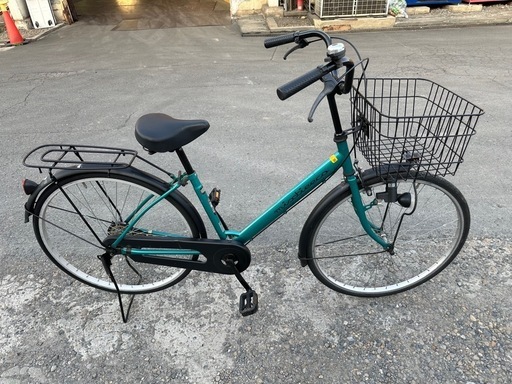 J6977 Asahi アサヒ シティサイクル FROMAGE フロマージュ ブラック 26