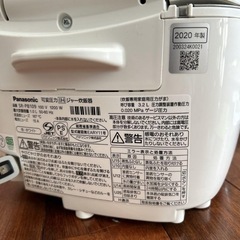 Panasonic 5.5合SR-PB109 IH炊飯器の画像