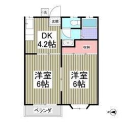 💙💜フリーレント1ヶ月付き💜💙航空公園駅バス4分✨賃料56,00...