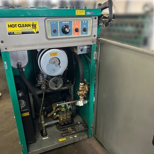 安全自動車／高圧温水洗車機／洗車機／AHW-1015A／三相200V／3馬力