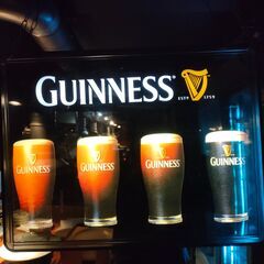ギネスビール　電飾　非売品　左から順に点灯していきますの画像