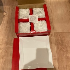 【箱あり】スクエア皿　小皿　セットの画像