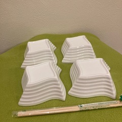 【箱あり】スクエア皿　小皿　セットの画像