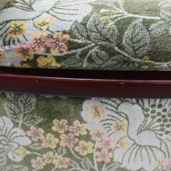 ≪yt1860ジ≫ 美品 カリモク家具 肘掛椅子 UK2600 コサージュ・グリーン 金華山織/1人掛けソファ/シングル/ブランド家具/UK2600GR/中古家具/宮城県仙台市 70303-17の画像