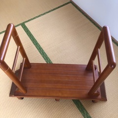 玄関　手すり　踏み台付　介護等