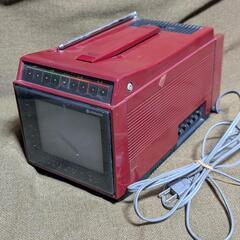 ポータブルテレビ　ブラウン管　レトロ　日立　HITACHI