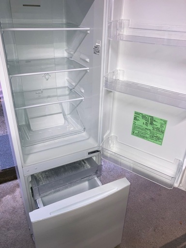【極美品】　アイリスオーヤマ　ノンフロン　冷凍冷蔵庫　171L 　2021年製