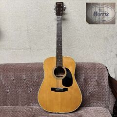 70年代 Morris W-18 アコースティックギター メンテ...