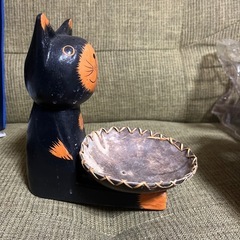ねこ　置物の画像
