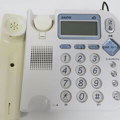 SANYO 三洋電機 コードレス留守番電話機 TEL-F4 親機のみの画像