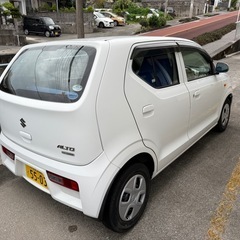 H29 スズキ　アルト　白の画像