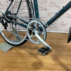 【大人用/展示車】新車整備済 シティ自転車 丸石 トライアングルSF 700cクロスバイク風 水色<自転車のオオムラ 静岡店>の画像
