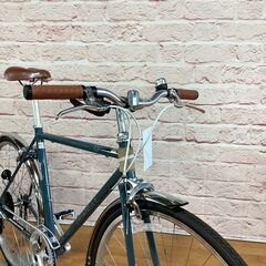 【大人用/展示車】新車整備済 シティ自転車 丸石 トライアングルSF 700cクロスバイク風 水色<自転車のオオムラ 静岡店>の画像