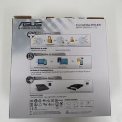 ASUS 外付けDVDドライブ SDRW-08D2S-U USBケーブル付きの画像