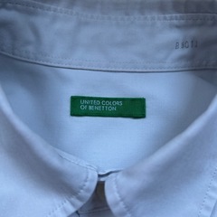 UNITED COLORS OF BENETTON ベネトン　男子　四条畷学園中学　長袖シャツ の画像