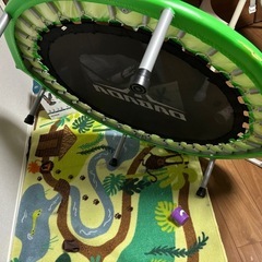 お話中DABADAトランポリンとIKEAマットのセットの画像