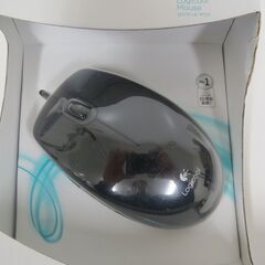 未開封品 Logicool ロジクール 有線 マウス m100r ブラックの画像