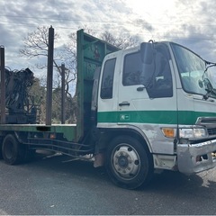 日野　レンジャー　10トン車　215馬力　2デフ　低床　6速　材...