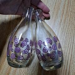 カラフルガラス瓶の画像