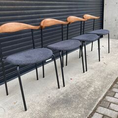☆★☆複数あり☆★☆　美品 NOR ノル ATOM CHAIR アトムチェア 北欧 ヴィンテージ風 ダイニングチェア カフェチェア 座面高47cm　　72の画像