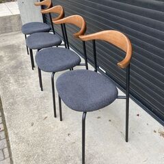 ☆★☆複数あり☆★☆　美品 NOR ノル ATOM CHAIR アトムチェア 北欧 ヴィンテージ風 ダイニングチェア カフェチェア 座面高47cm　　72の画像